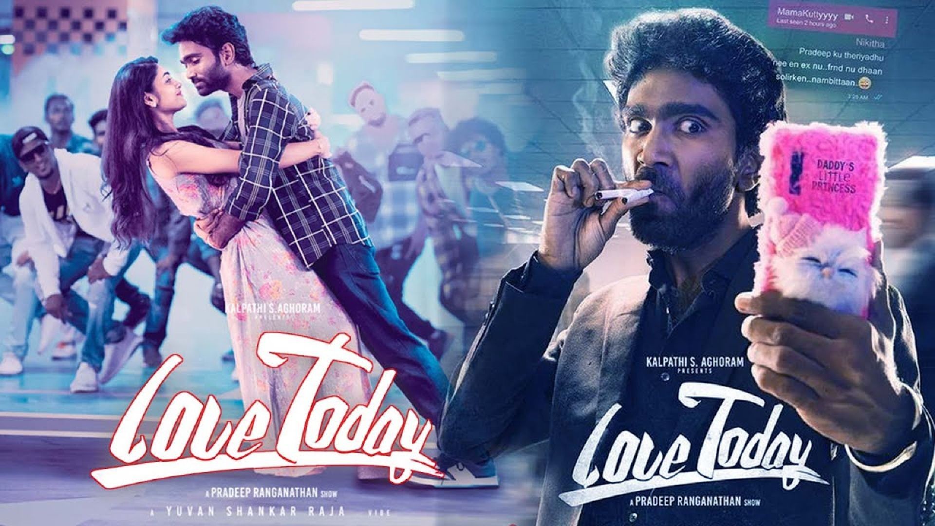 Love Today (2022) Dual Audio [Hindi HQ-Tamil] WEB-DL 720P