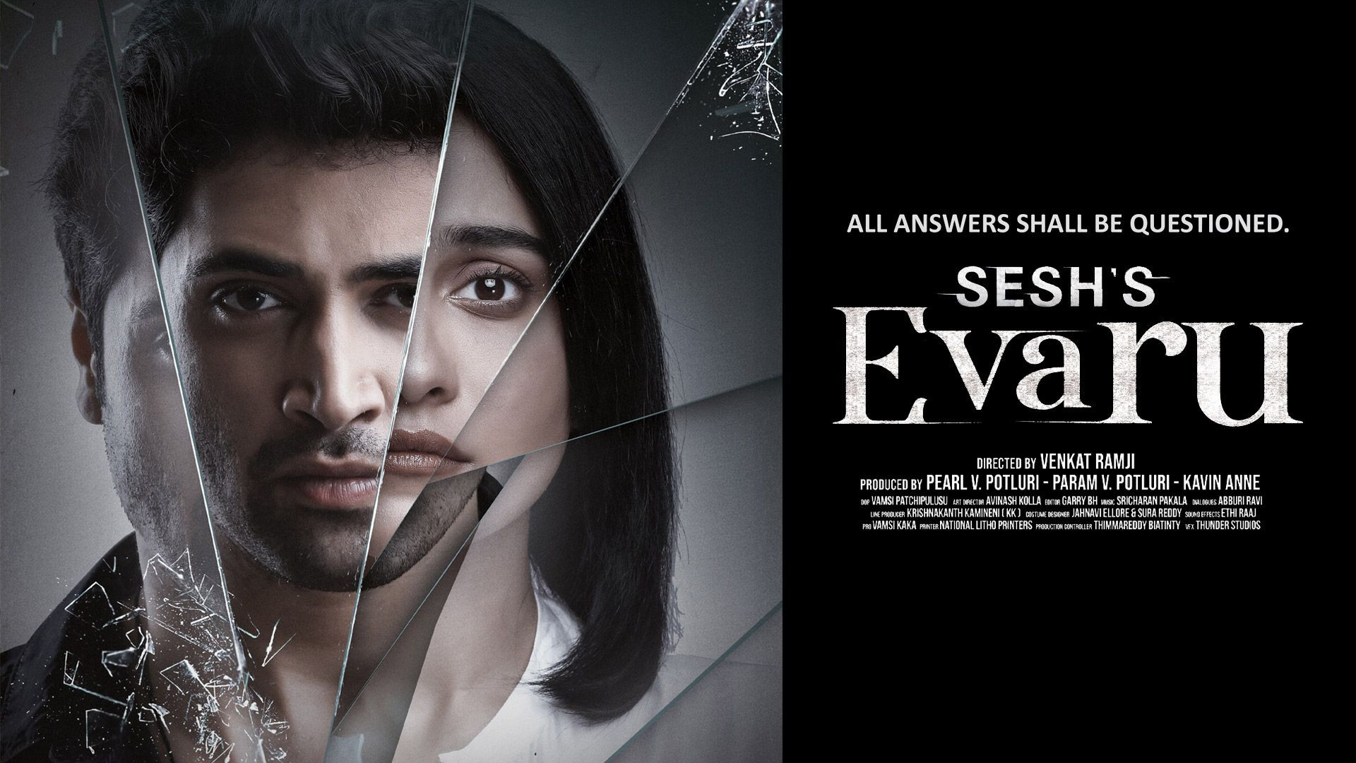 Evaru (2019) Dual Audio [Hindi Dub HQ-Telugu] HDRIP 720P